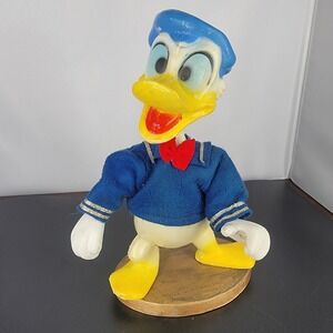 Vtg Walt‎ Disney Productions 8" Donald Duck Riticulating Neck & Arms 1950's